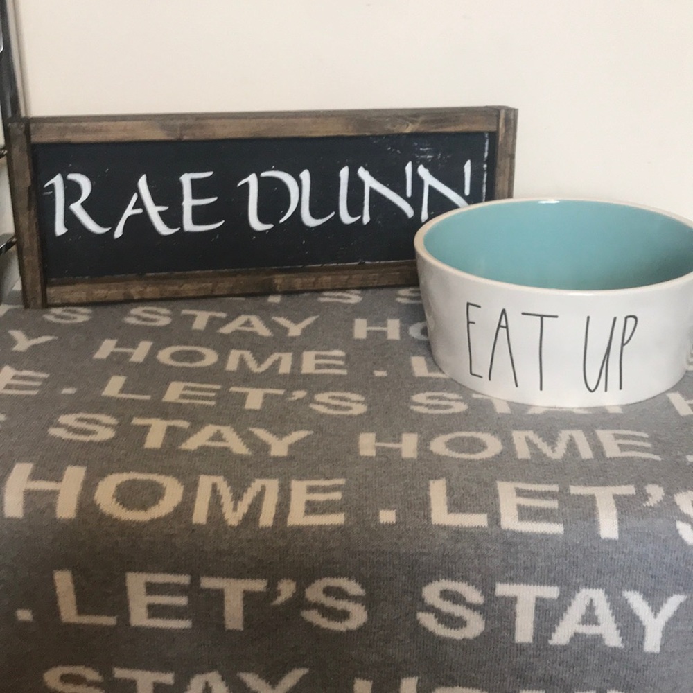 Rae Dunn Extra Large Dog Bowl